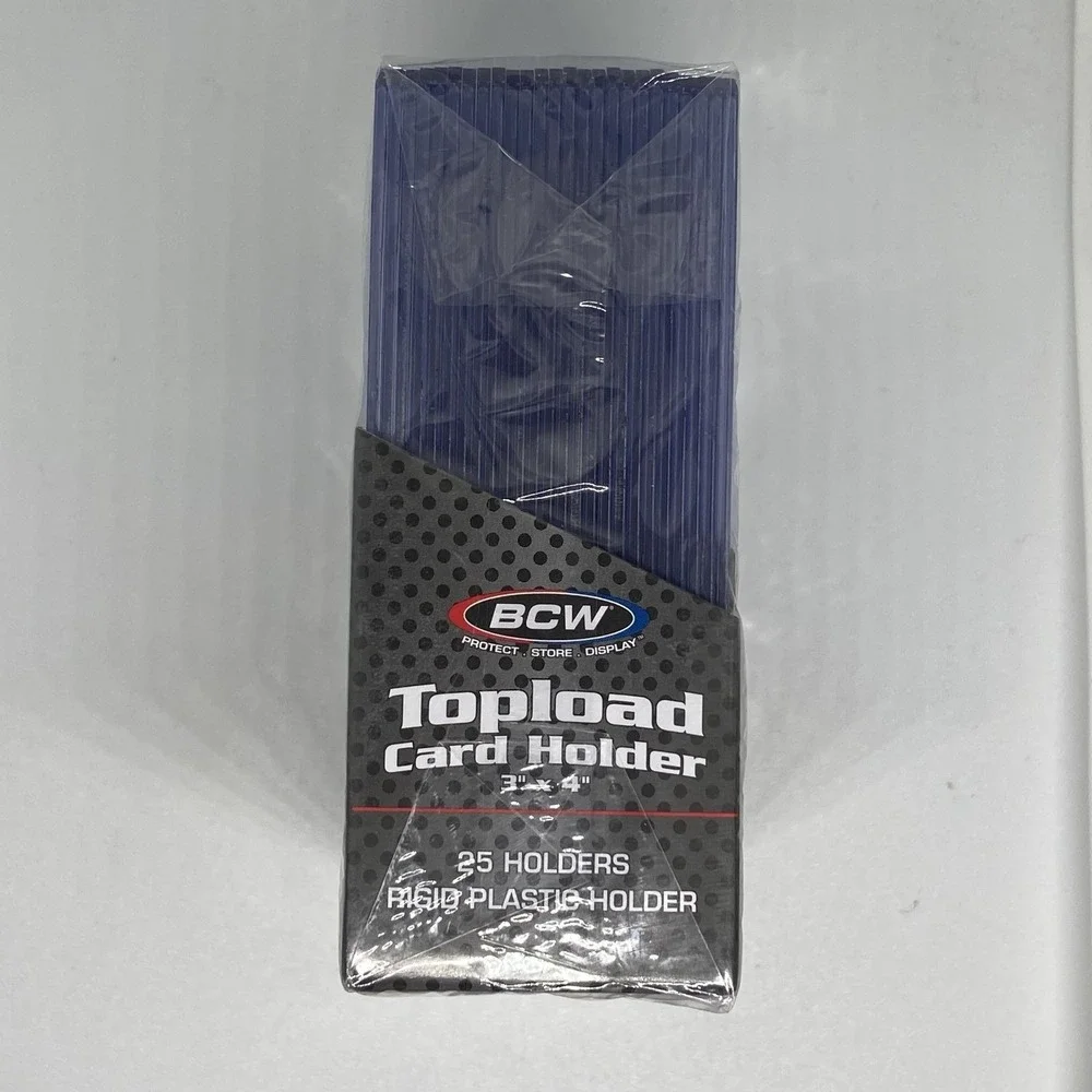 BCW 3x4 Top Loaders Standard Size Trading Card Protectors 25ct Card Holders